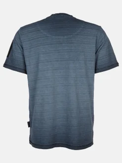 Herren Henleyshirt mit Struktur