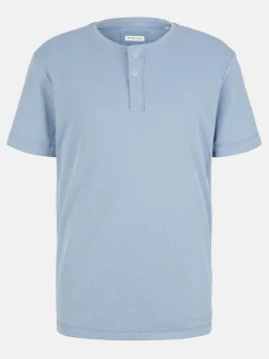 Herren Henleyshirt mit Struktur