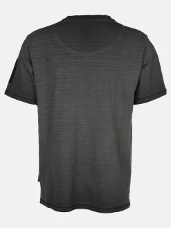 Herren Henleyshirt mit Struktur