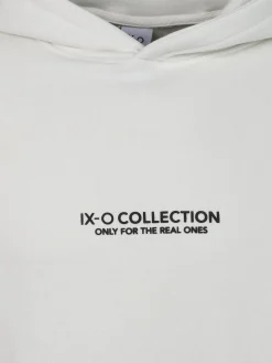 Herren Hoodie mit kleinem Schriftprint