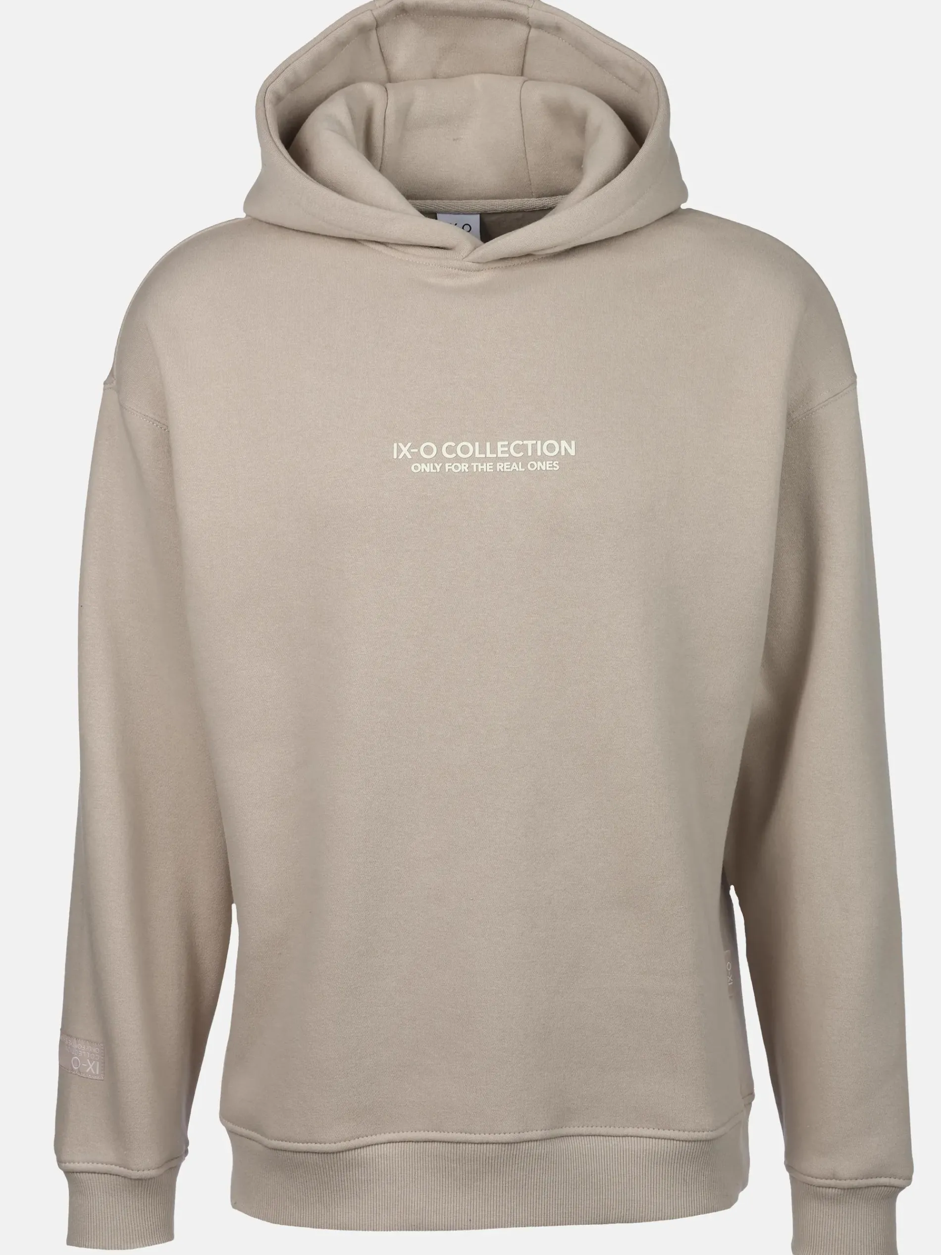 Herren Hoodie mit kleinem Schriftprint