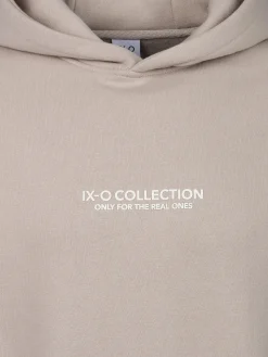 Herren Hoodie mit kleinem Schriftprint