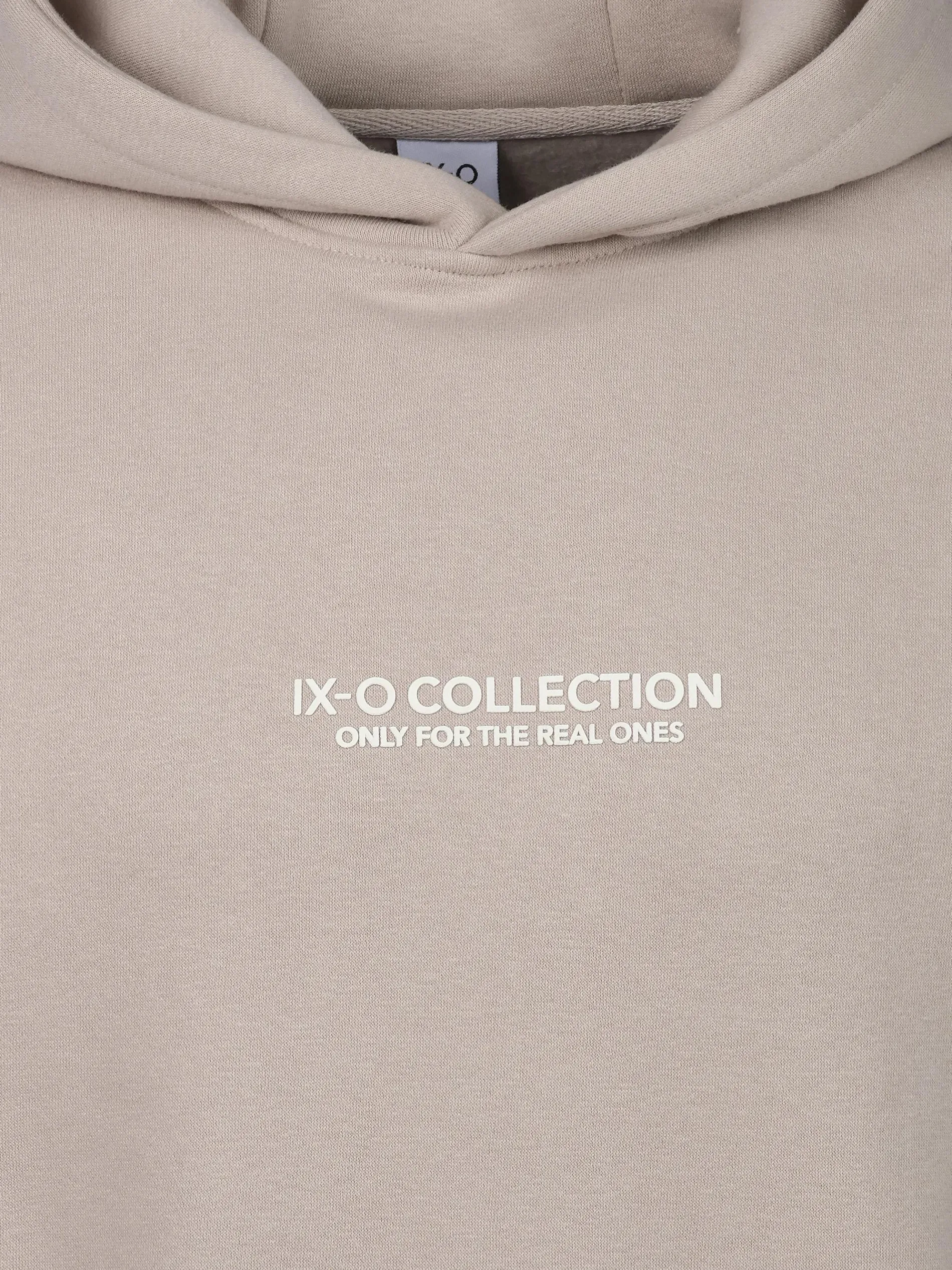 Herren Hoodie mit kleinem Schriftprint