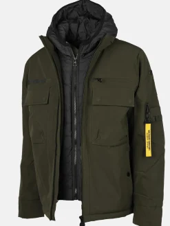 Herren Jacke 2in1 Optik