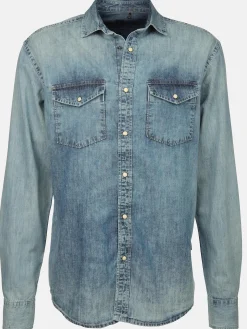 Herren Jeanshemd mit Brusttaschen