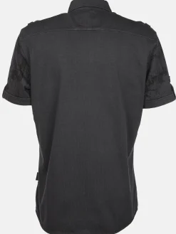 Herren Jerseyhemd mit Alloverprint