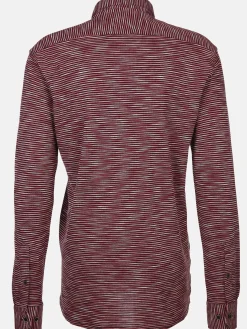 Herren Jerseyhemd mit kleinem Flachkragen