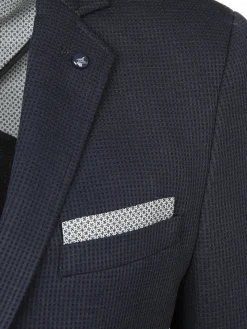 Herren Jerseysakko in Waffeloptik