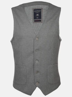 Herren Jerseyweste in Waffelstruktur