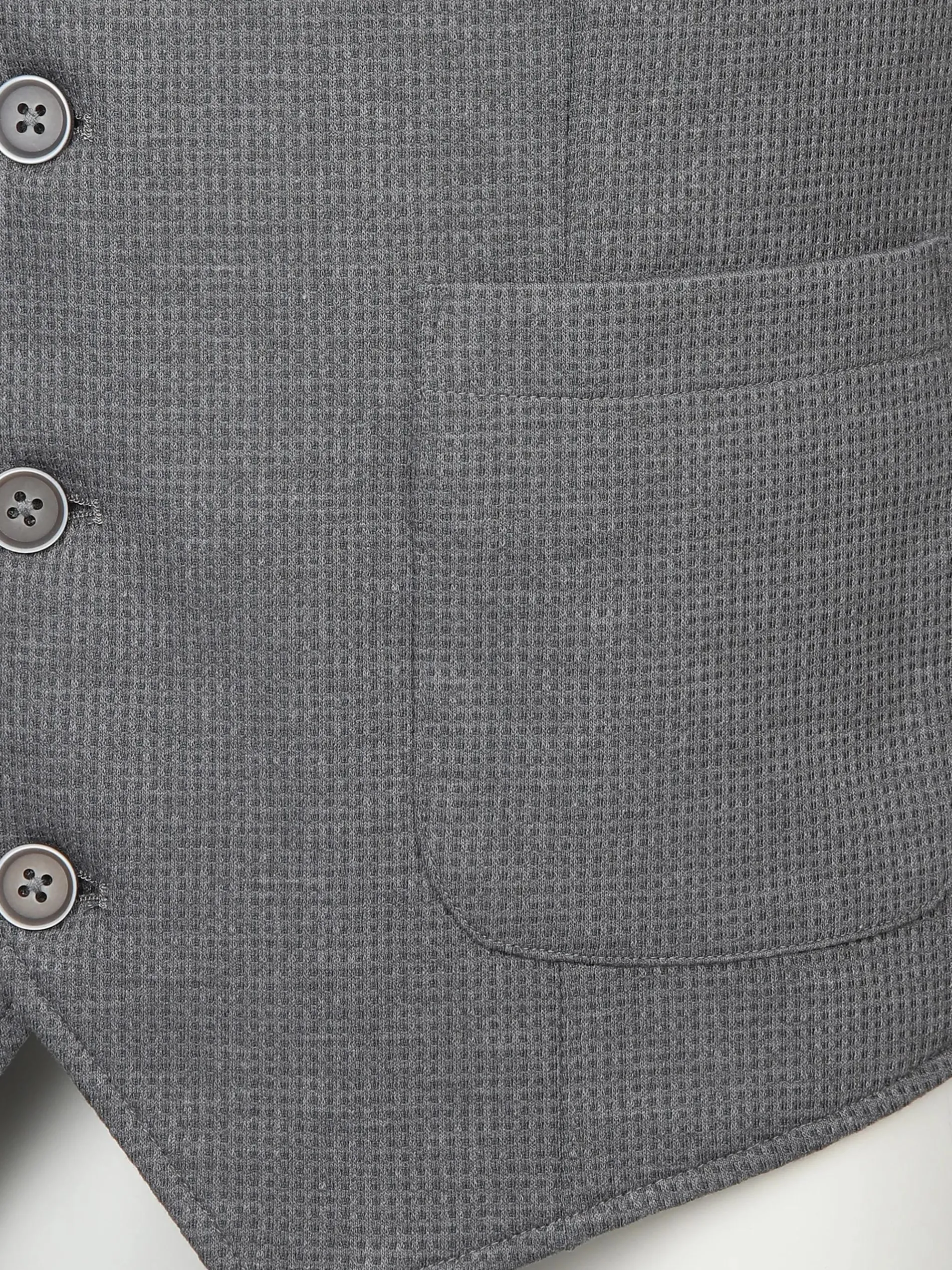 Herren Jerseyweste in Waffelstruktur