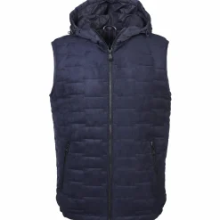 Herren Kapuzenweste aus Velour