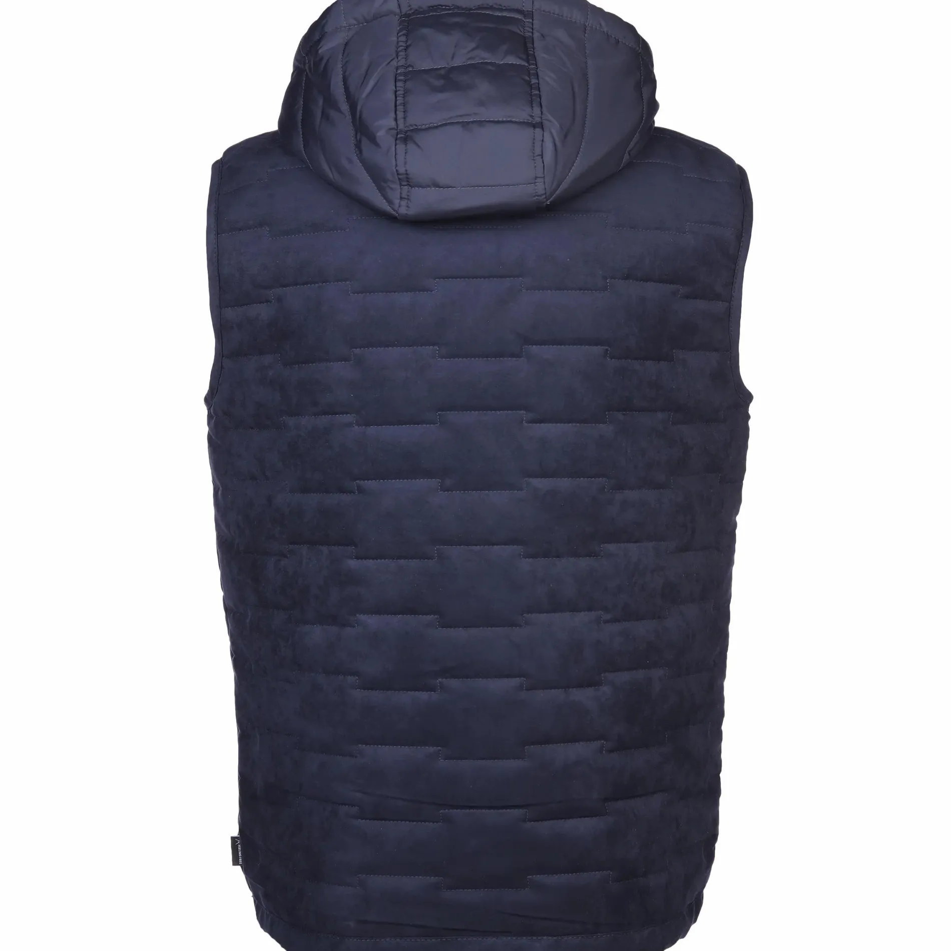 Herren Kapuzenweste aus Velour