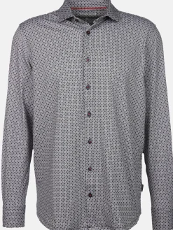 Herren Langarm Jerseyhemd