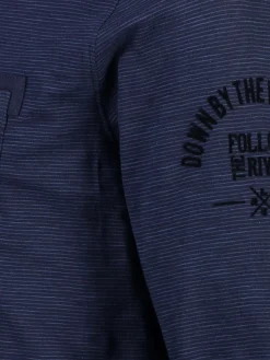 Herren langarm Polohemd