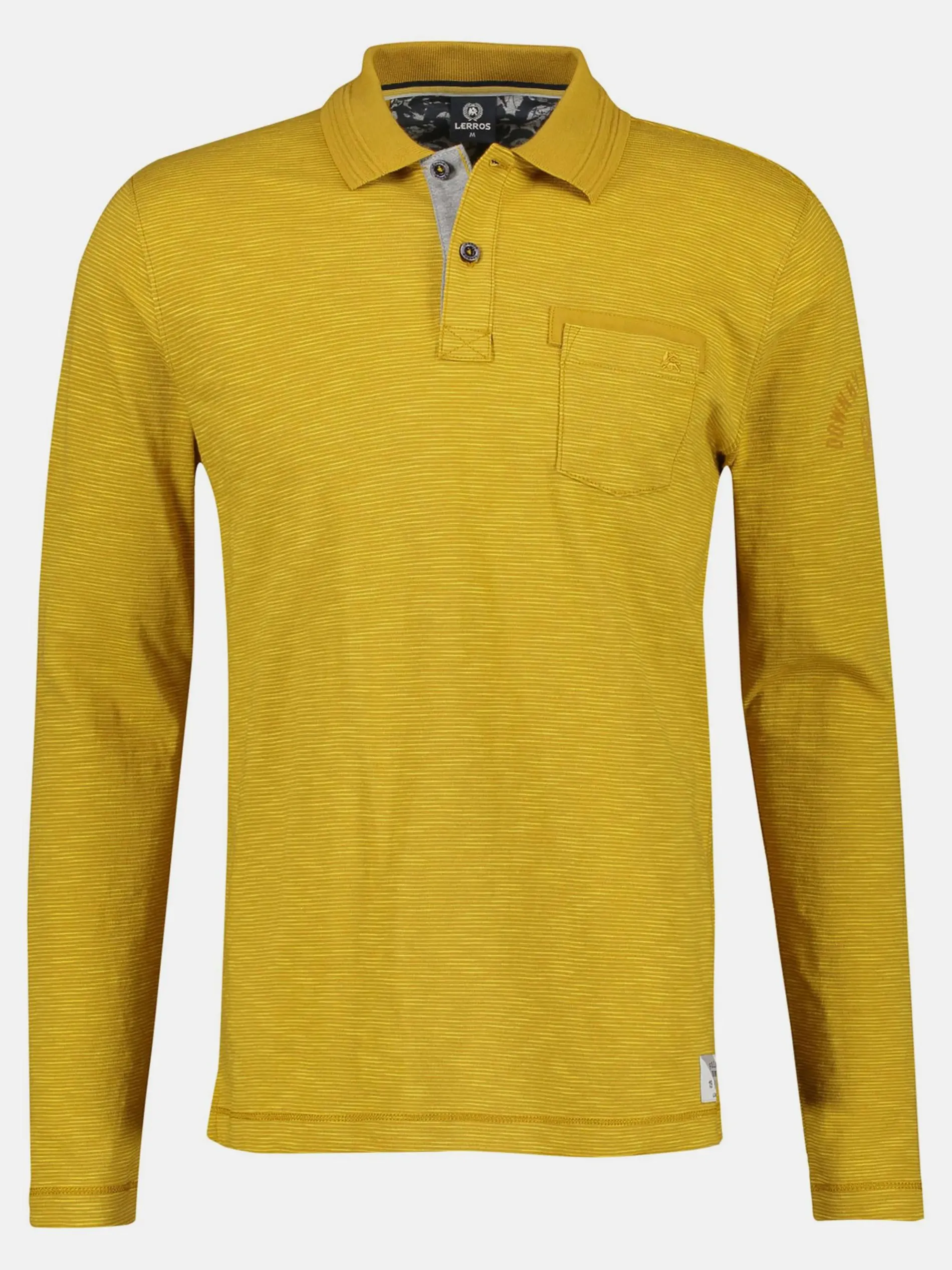 Herren langarm Polohemd