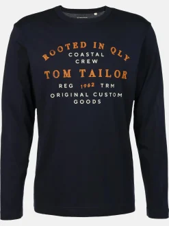 Herren Langarmshirt mit Frontprint