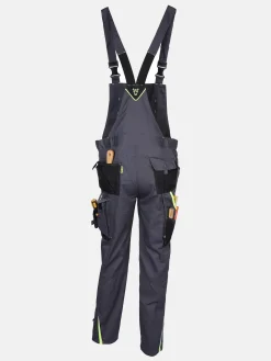 Herren Latz-Arbeitshose mit Neondetails