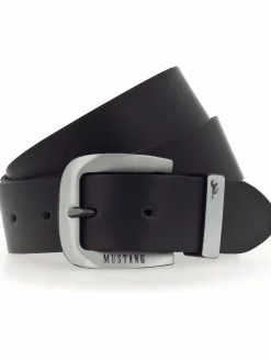 Herren Ledergürtel mit Logo
