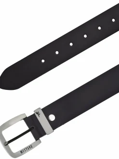 Herren Ledergürtel mit Logo