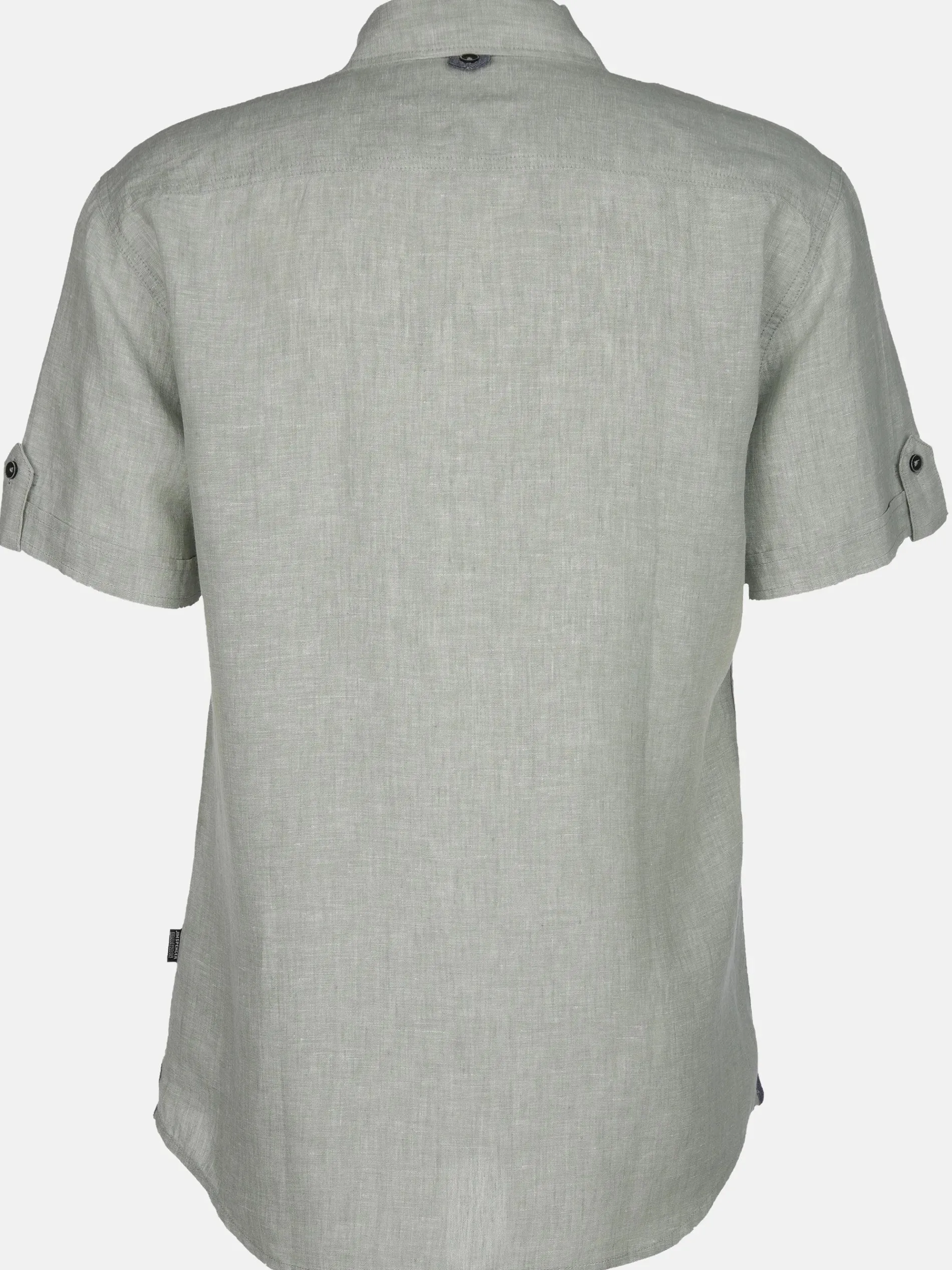 Herren Leinenhemd mit Brusttasche