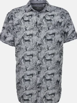 Herren Leinenhemd mit Brusttasche