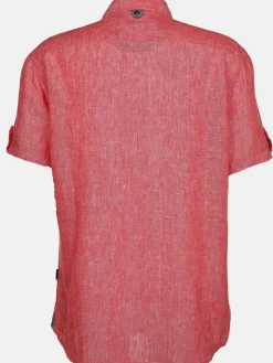 Herren Leinenhemd mit Brusttasche