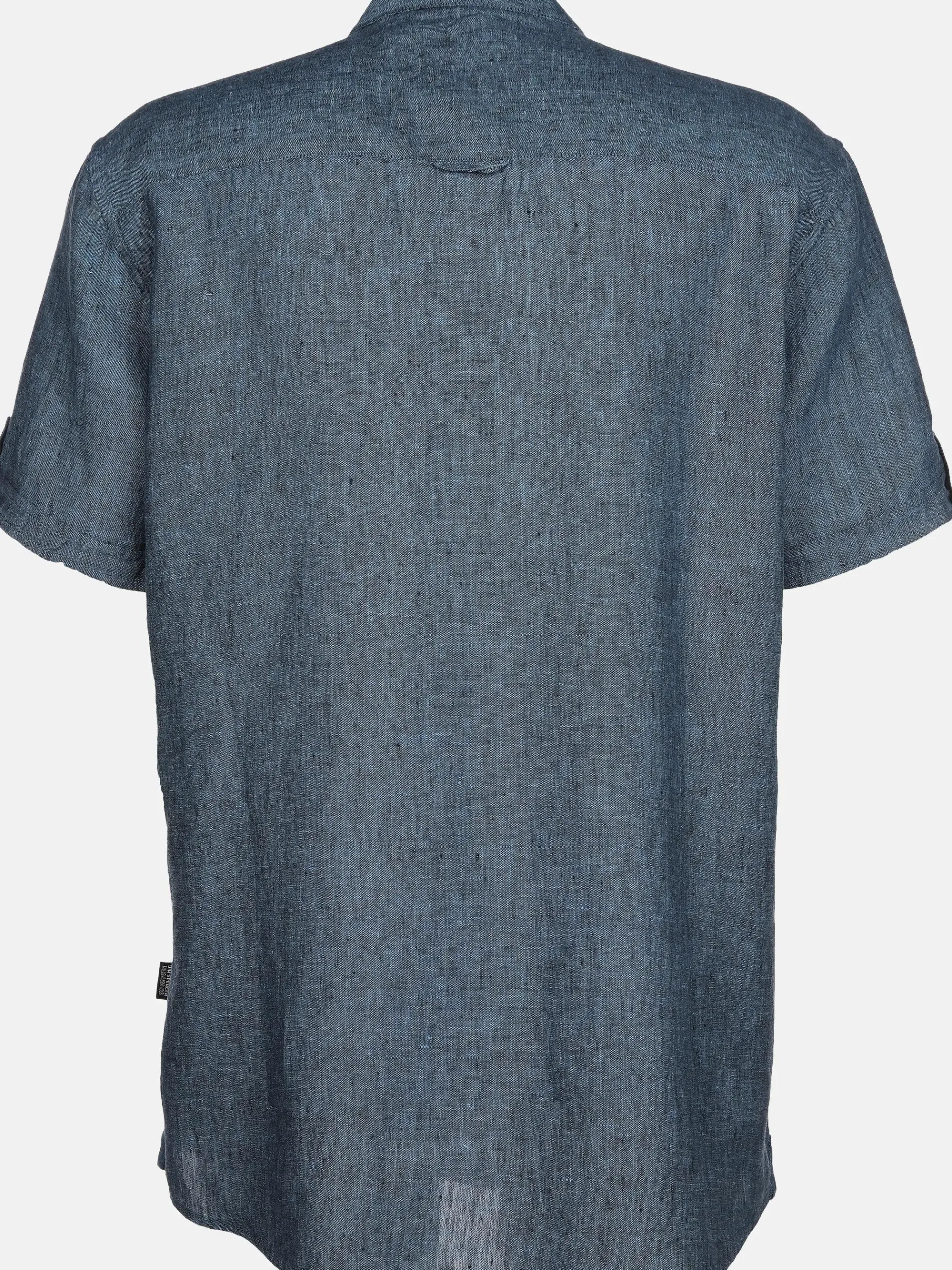 Herren Leinenhemd mit Stehkragen