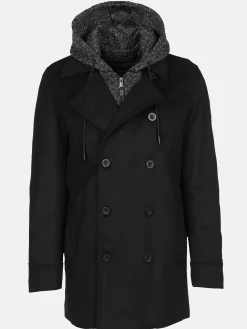 Herren Mantel im 2in1 Look