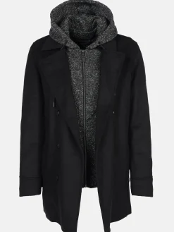 Herren Mantel im 2in1 Look
