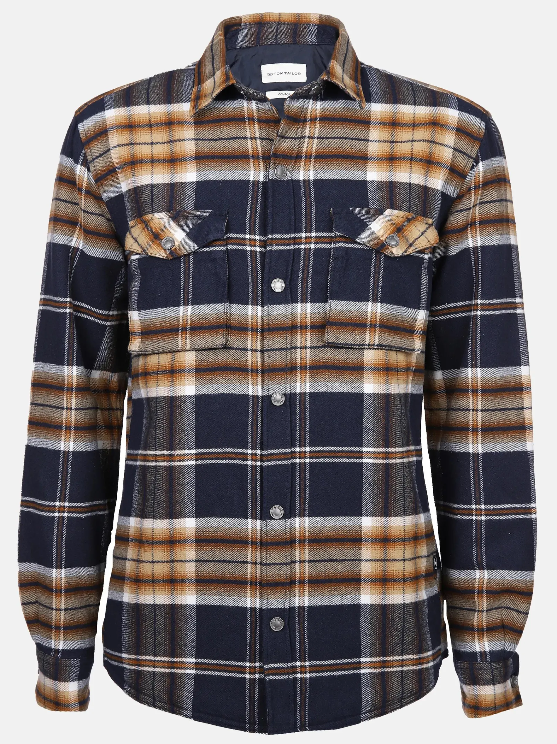 Herren Overshirt-Jacke im Karodessin