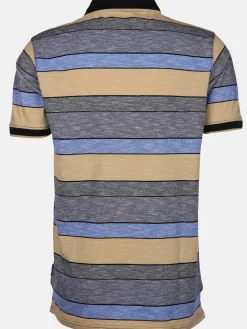 Herren Poloshirt im Streifenlook