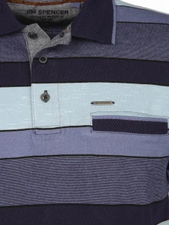 Herren Poloshirt im Streifenlook