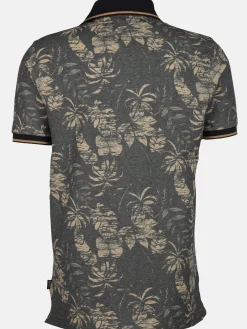 Herren Poloshirt mit Alloverprint