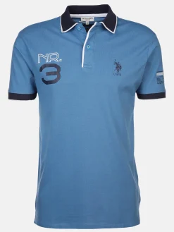 Herren Poloshirt mit Print