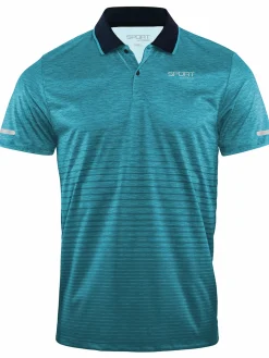 Herren Poloshirt mit Streifen