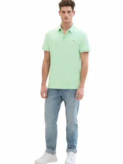 Herren Poloshirt unifarben