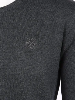 Herren Pullover unifarben