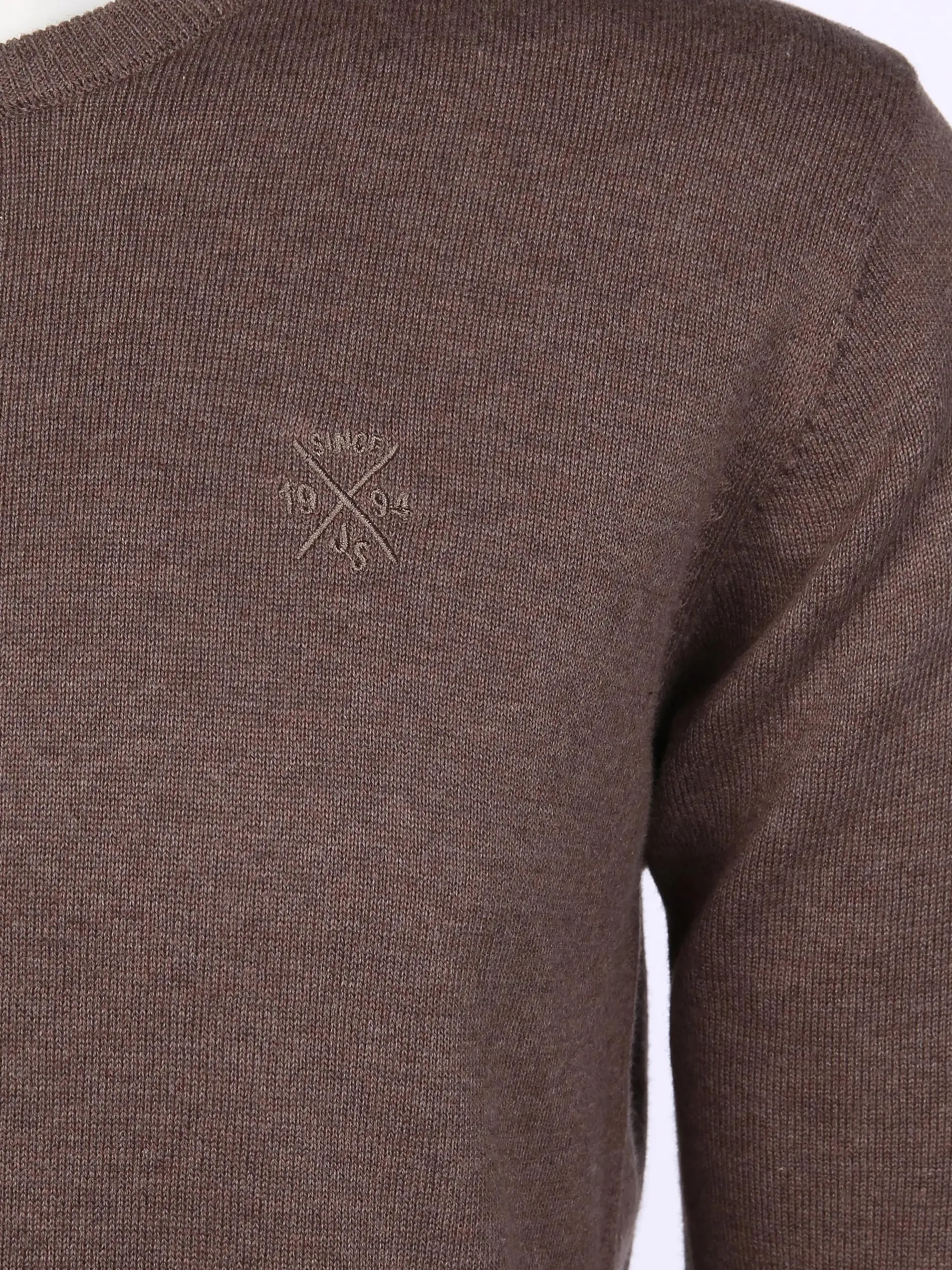 Herren Pullover unifarben