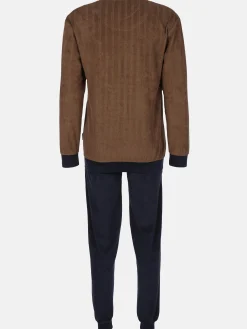 Herren Pyjama aus weichem Frottee