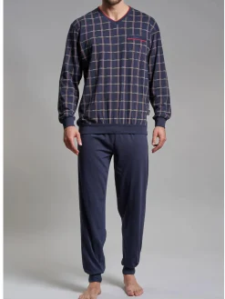 Herren Pyjama mit Print