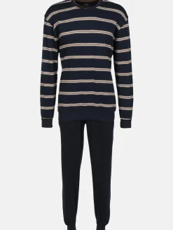 Herren Pyjama mit Streifen