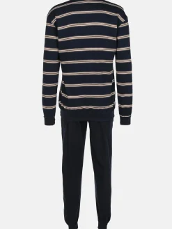 Herren Pyjama mit Streifen