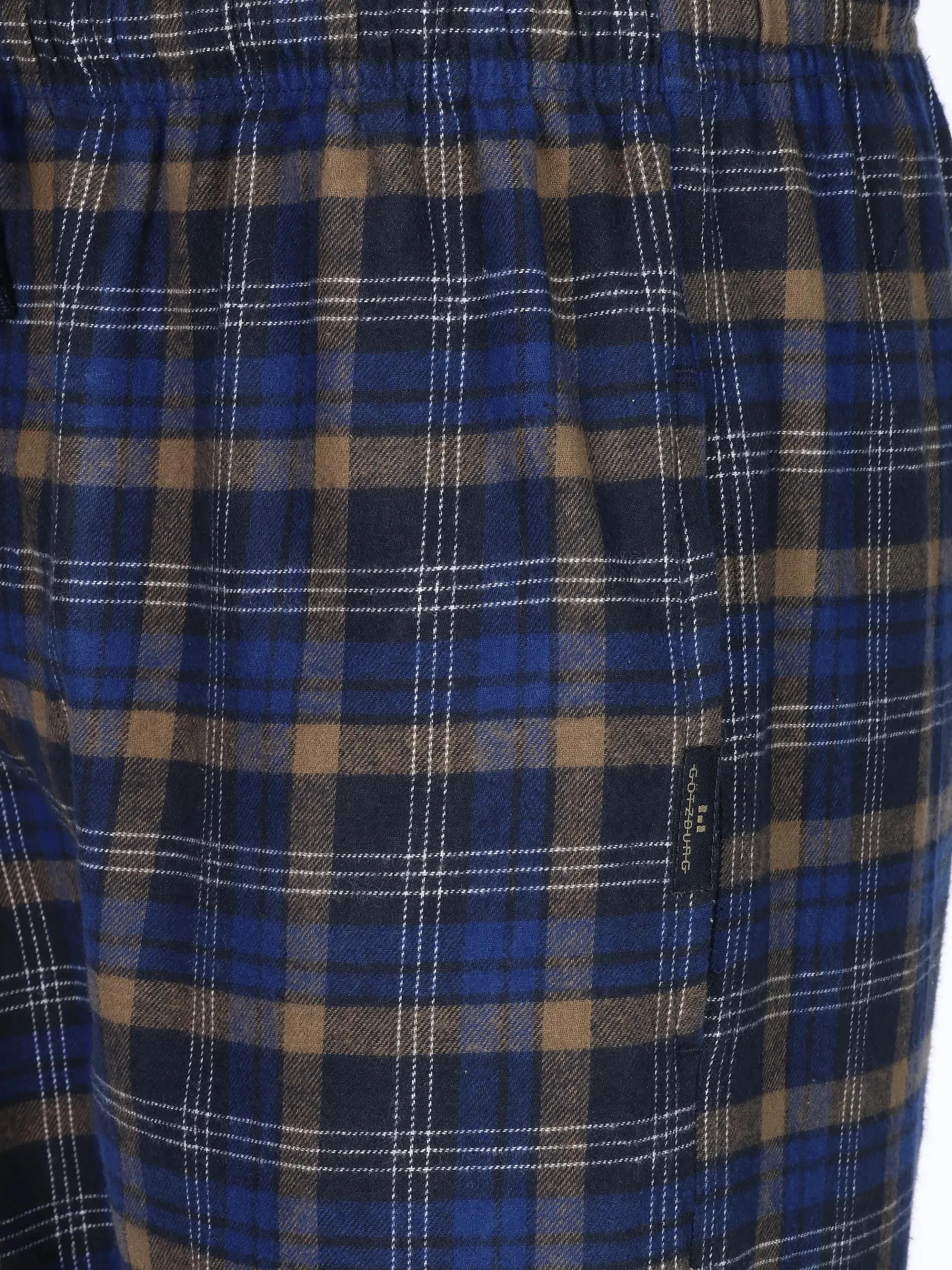 Herren Pyjamahose mit Karos