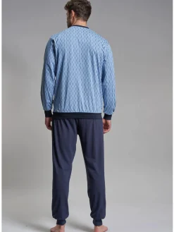 Herren Pyjame mit Print