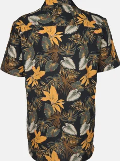Herren Resorthemd mit kurzem Arm und Alloverprint