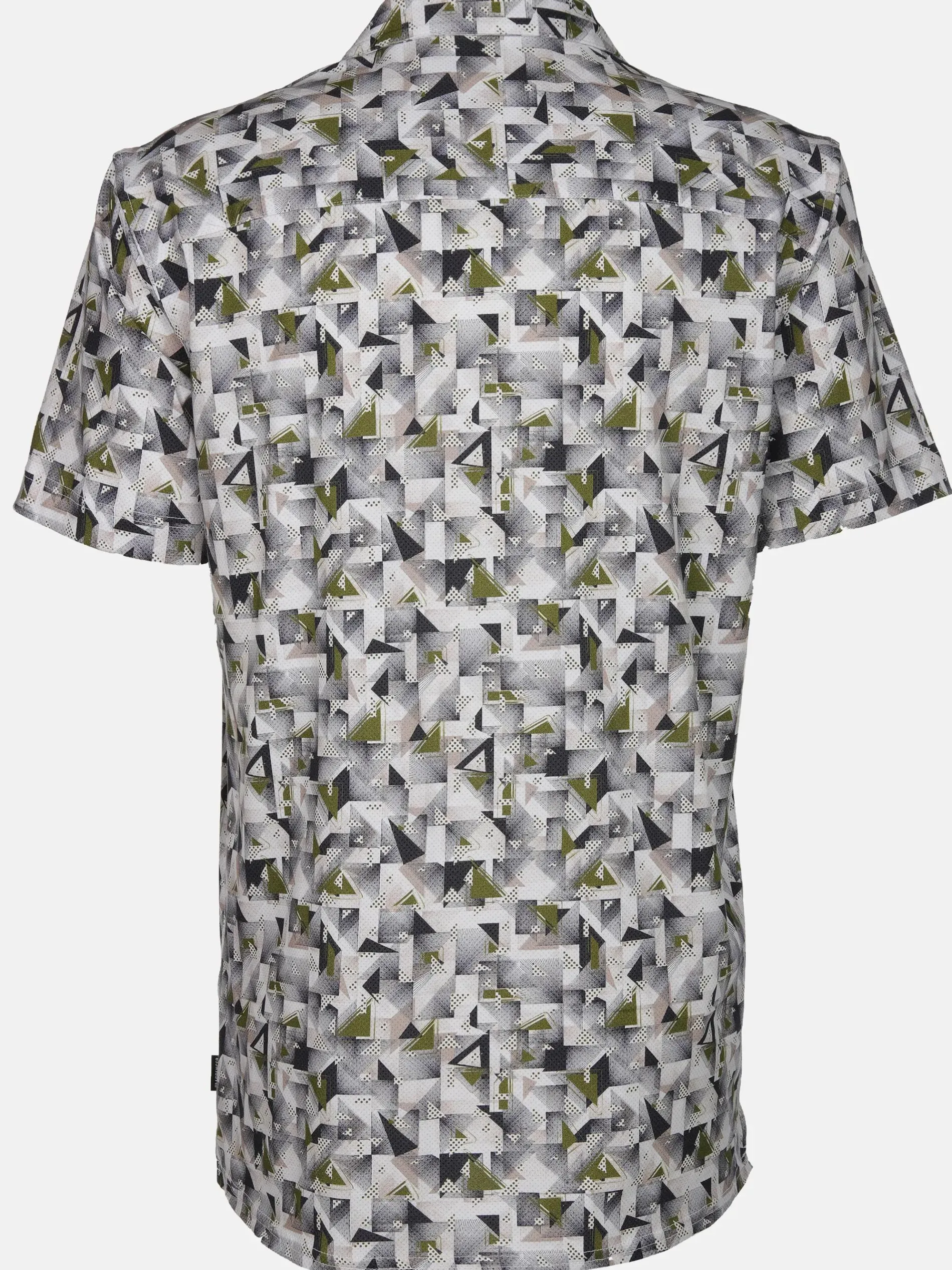 Herren Resorthemd mit kurzem Arm und Alloverprint