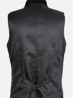 Herren Samt Trachtenweste mit Stickerei