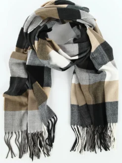 Herren Schal in karierter Optik