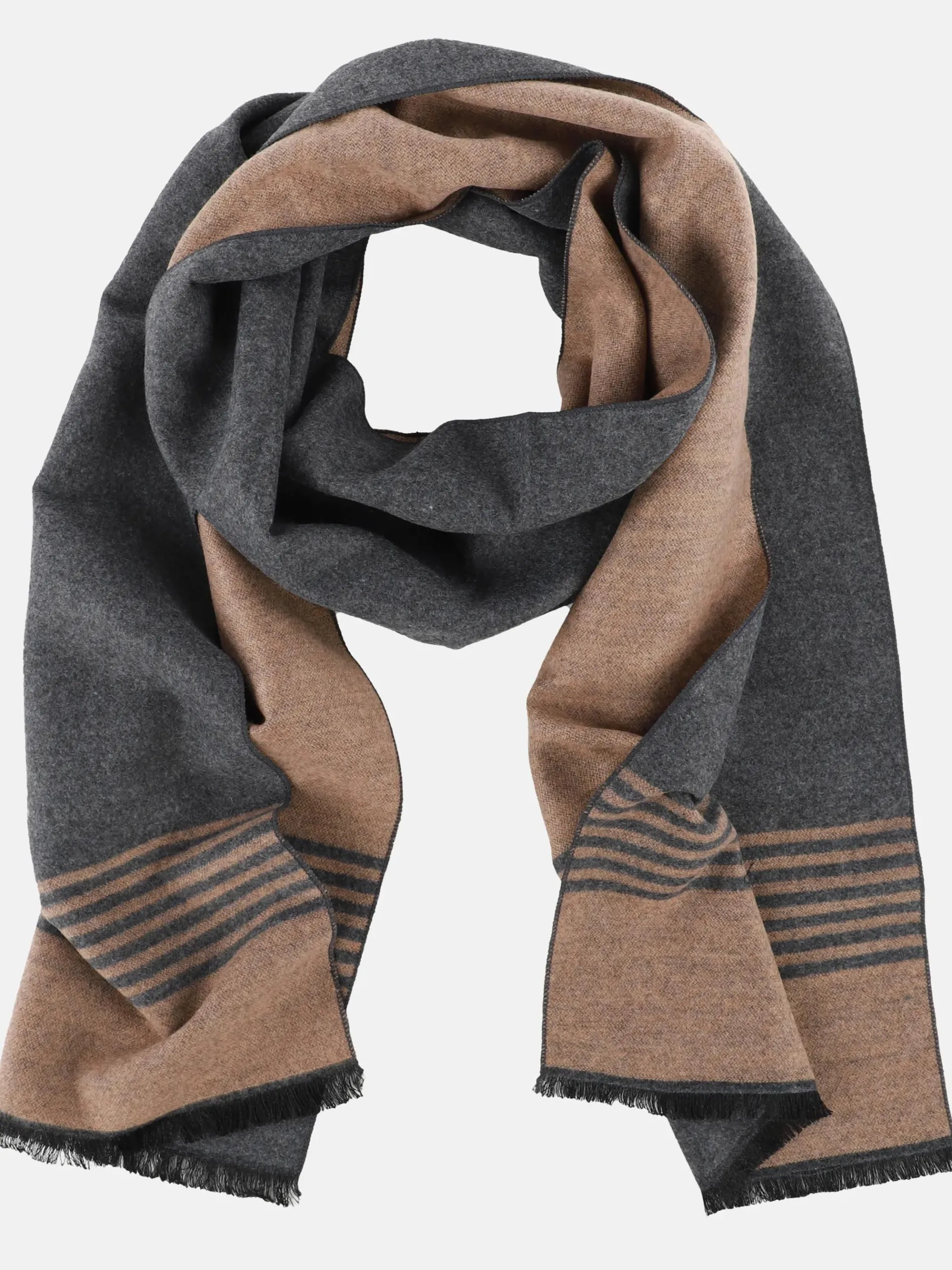 Herren Schal mit Streifenmuster