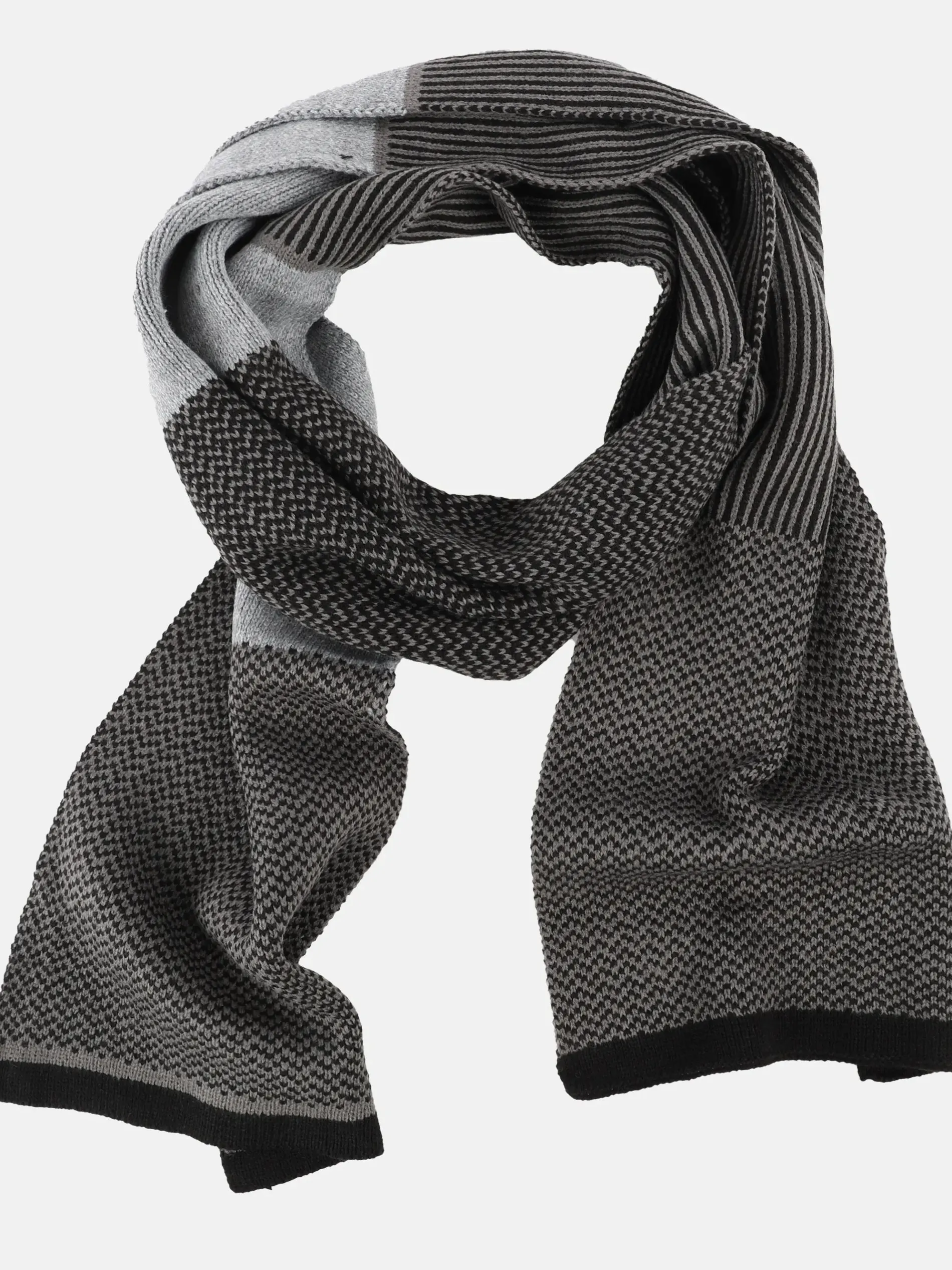 Herren Schal mit vielen Mustern